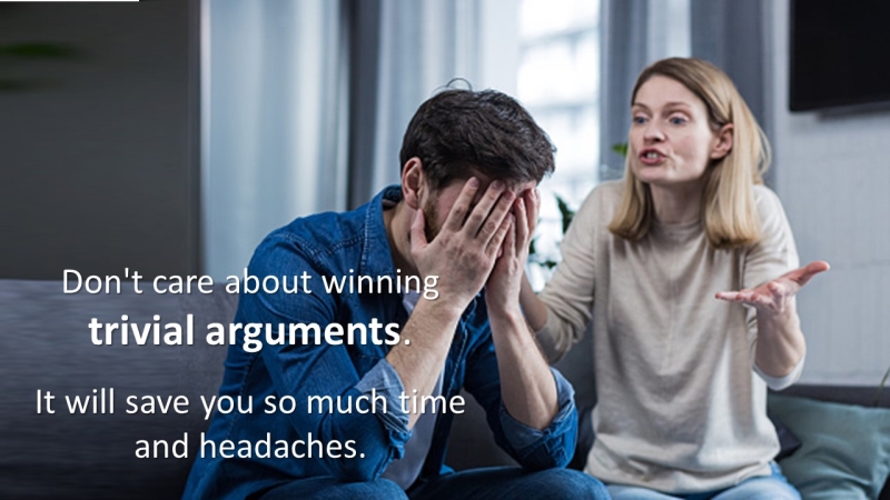 Don’t Waste Time on Trivial Arguments
