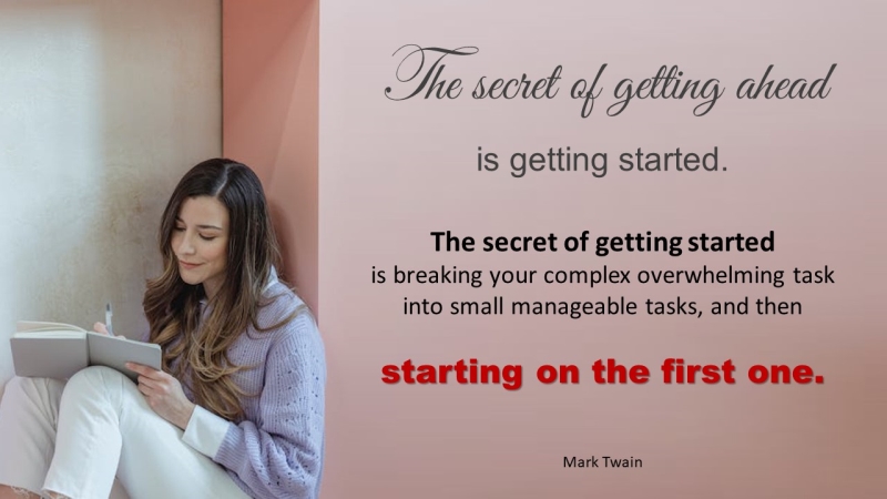 The Key to Success: Breaking Down Big Tasks into Small Wins